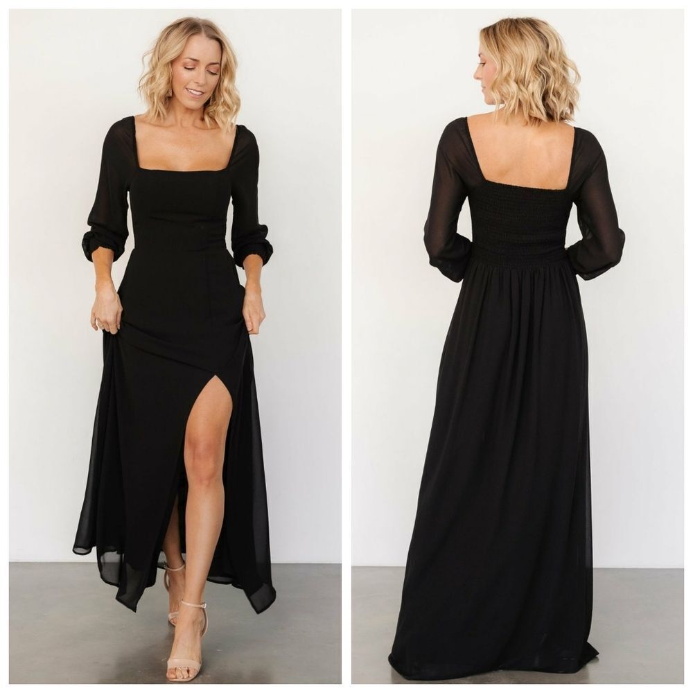 Baltic Born Giselle Black Maxi Dress